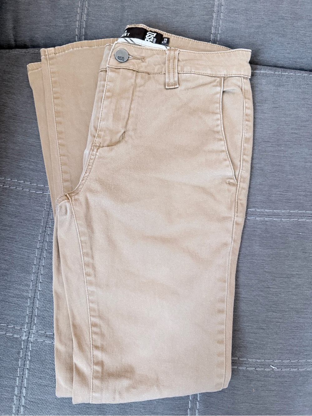 RSQ Men's Khaki/Tan Casual Chinos